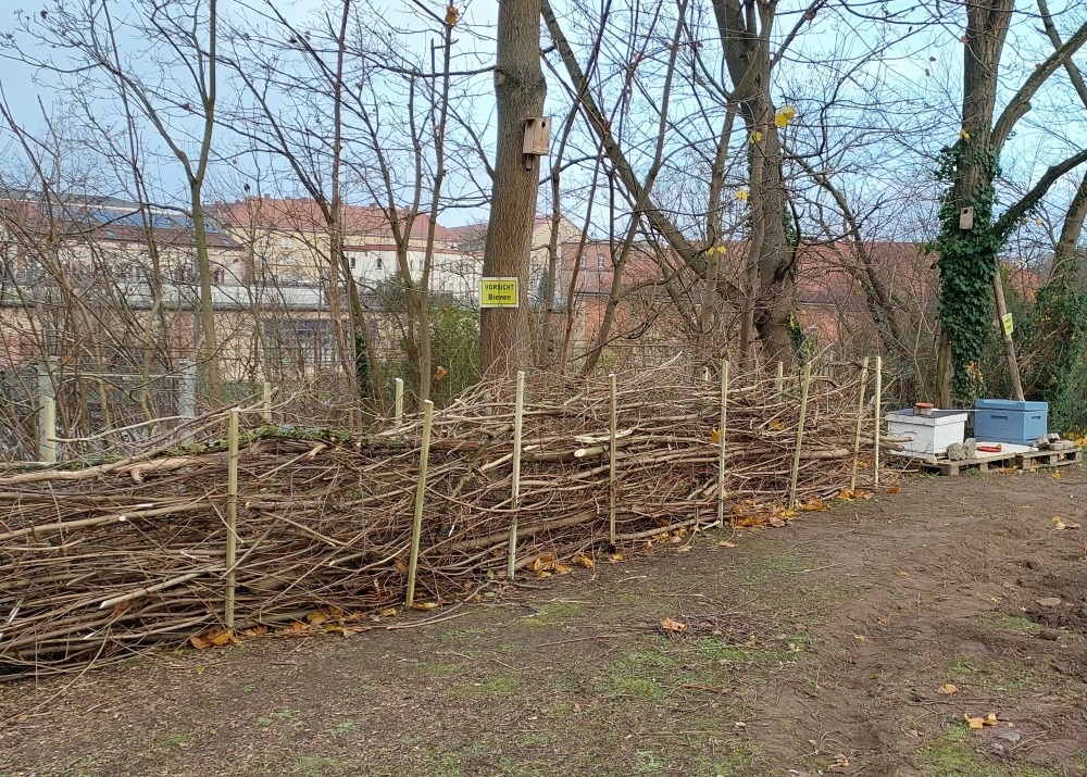 selbstgebaute Hochbeete